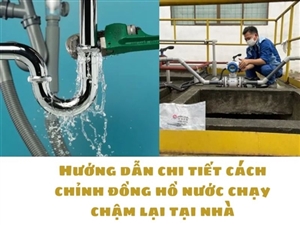 Nguyên nhân và cách xử lý khi chỉ số đồng hồ nước tăng đột ngột