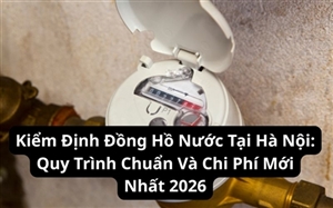 Kiểm Định Đồng Hồ Nước Tại Hà Nội: Quy Trình Chuẩn Và Chi Phí Mới Nhất 2026