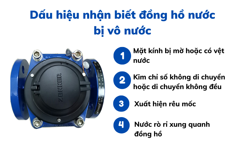 đồng hồ nước bị vô nước