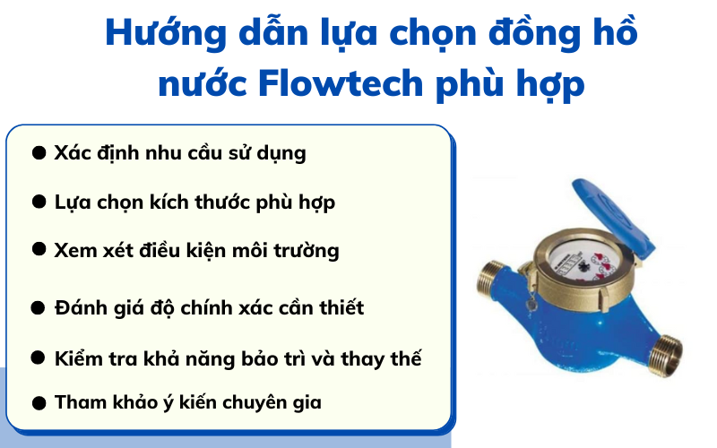 đồng hồ nước flowtech