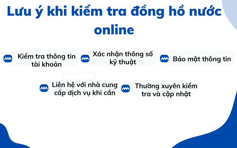 kiểm tra đồng hồ nước online