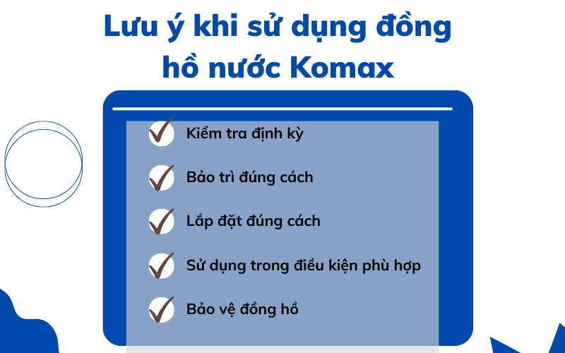 đồng hồ nước komax