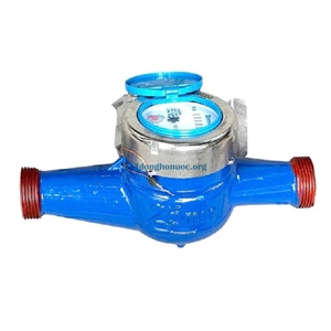 Đồng hồ đo nước Zermat DN-25SS ( mặt thép ) phi 34