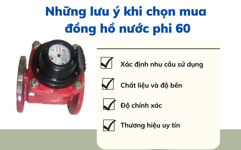 đồng hồ nước phi 60