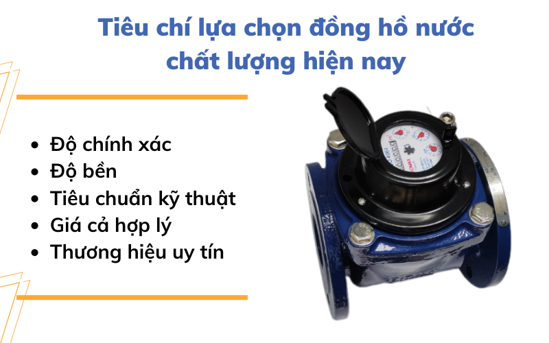 các loại đồng hồ nước