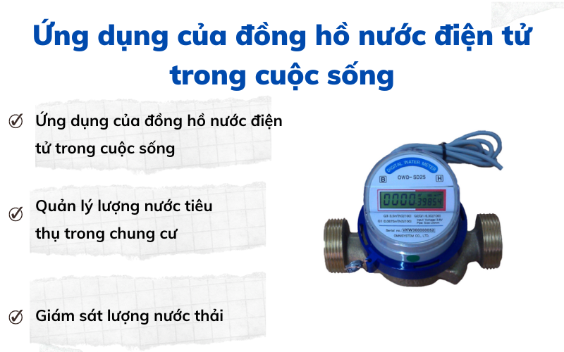 đồng hồ nước điện tử